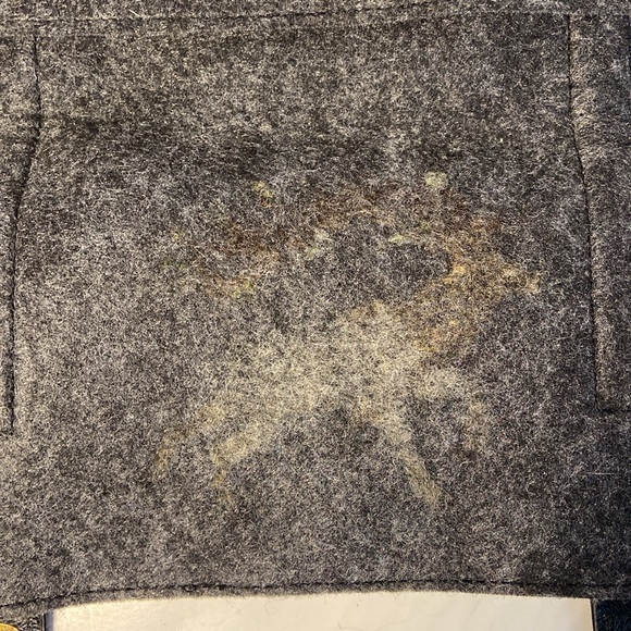 Felted Laptop or Briefcase with Reindeer Motif - Picture 3 of 9